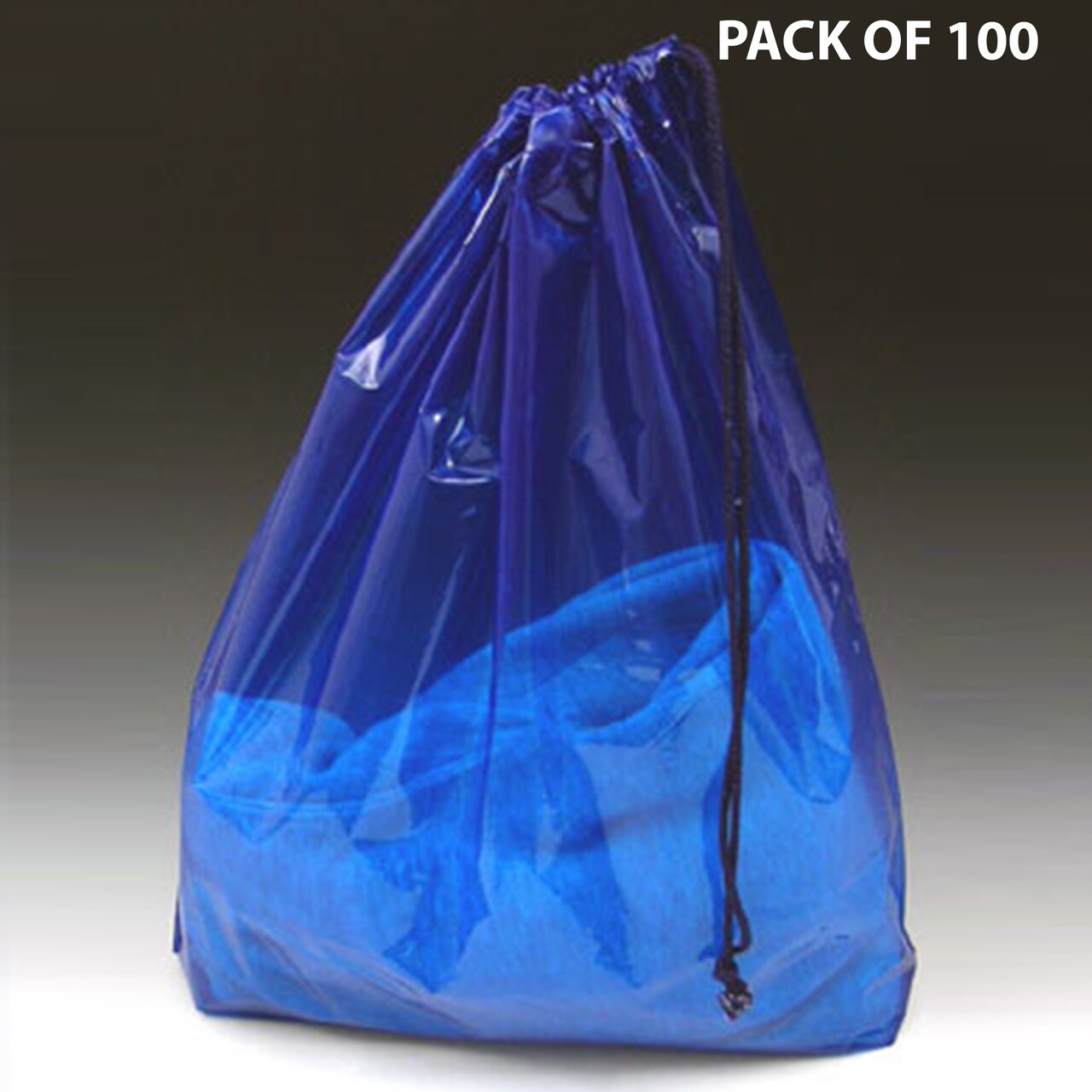 Clear Plastic Drawstring Bags - The One Packing Solution
